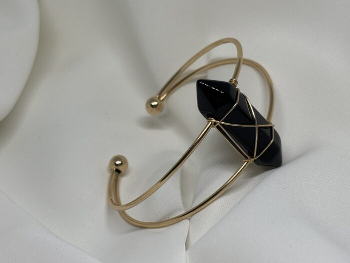 Cristal d'Énergie - Obsidienne (bracelet) – Image 2